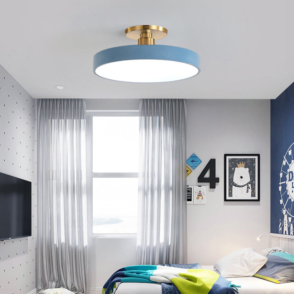 LED Deckenleuchte Modern Gold Mit Dimmfunktion