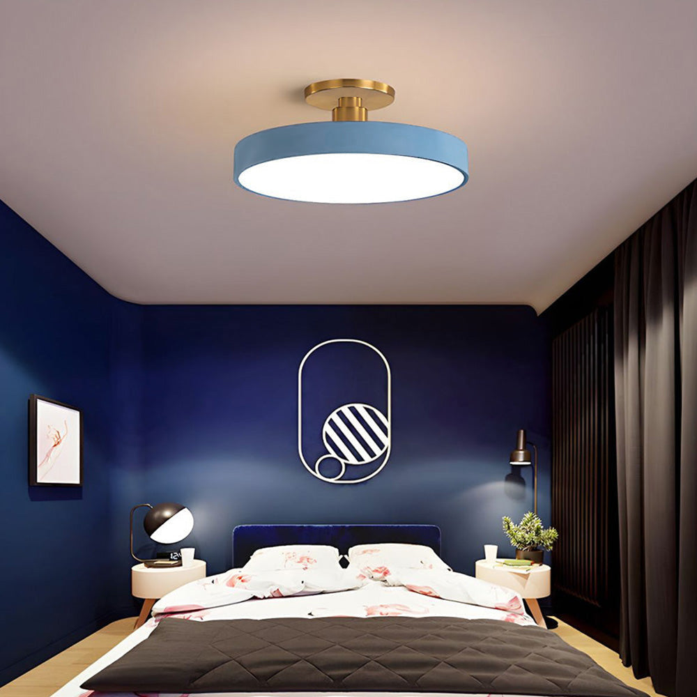 LED Deckenleuchte Modern Gold Mit Dimmfunktion