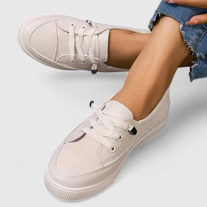 Damen Sneaker Frühling Klassisch Schnüren