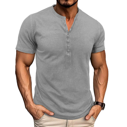 Frauen Bluse Rundhals Kurzarm Vintage Stil