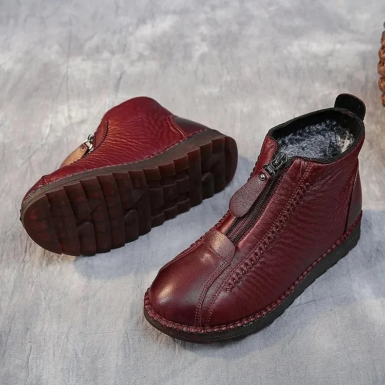 Orthopädische Stiefel Leder Bequem Komfortabel