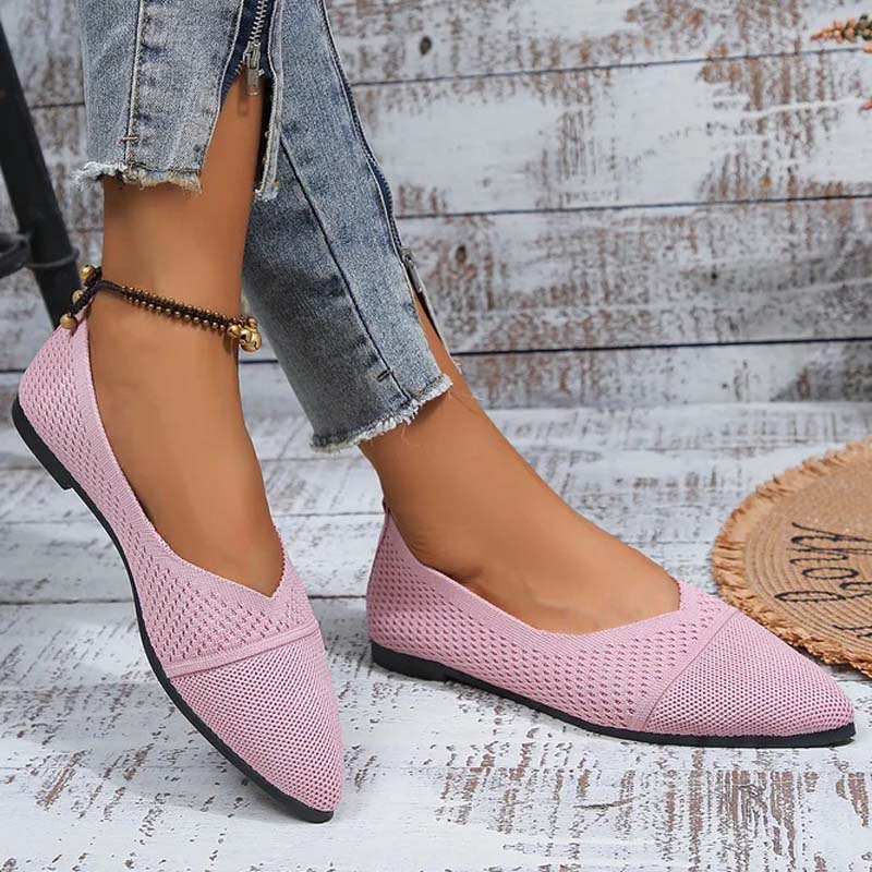 Dünnsitzende Spitzzehen-Schuhe Bequem atmungsaktiv