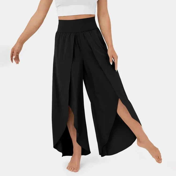 Yogahose Weite Bein Elastisch Damen