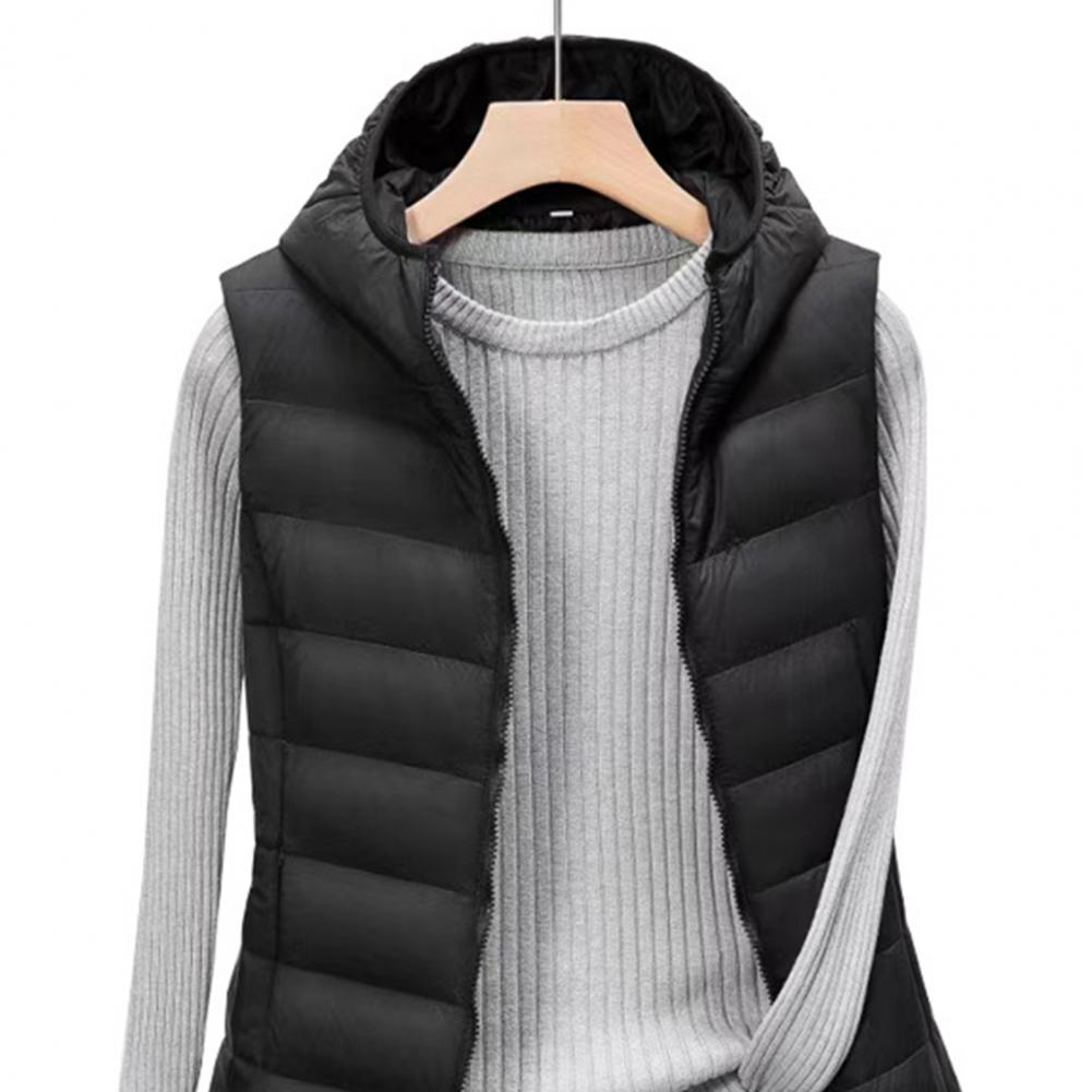 Langer Bodywarmer Dame Elegant Gefüttert Bequem