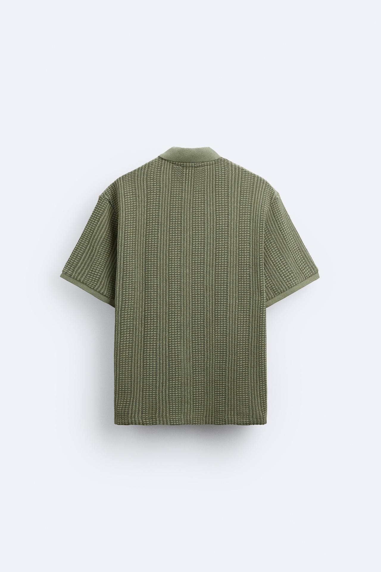 Strick-Polo Reißverschluss Herren Sportlich Modern