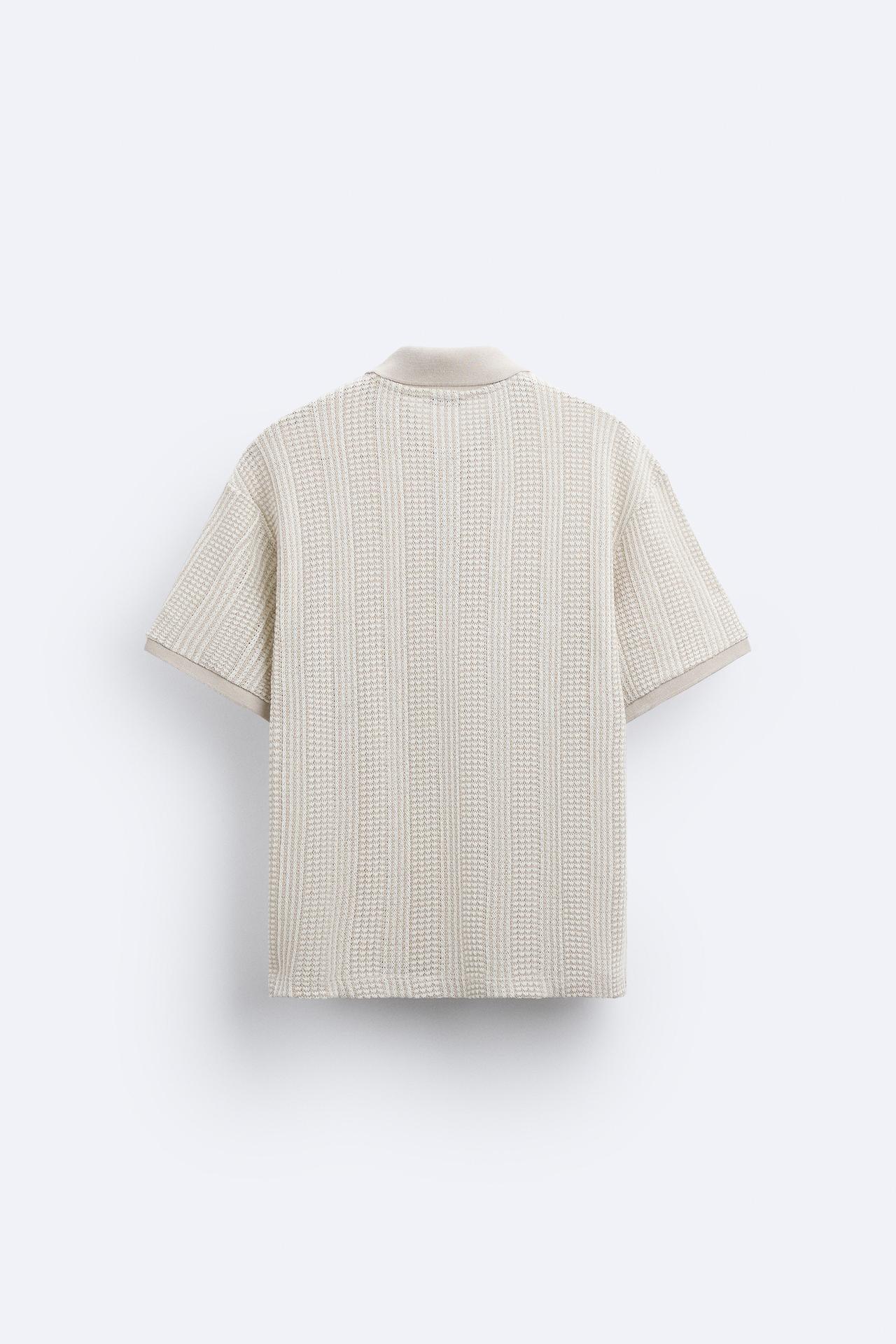 Strick-Polo Reißverschluss Herren Sportlich Modern