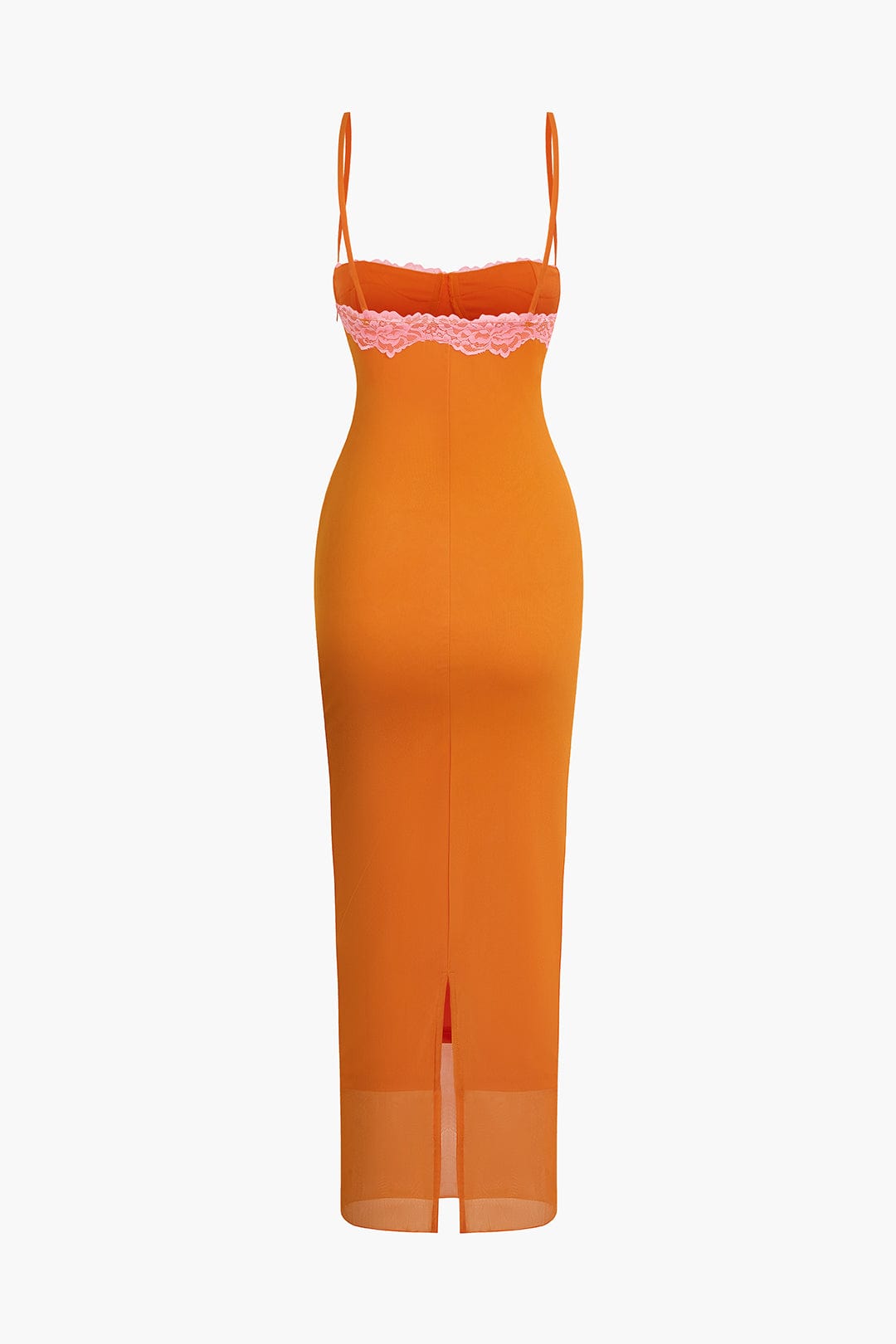 Midi-Robe mit Camisole-Oberteil