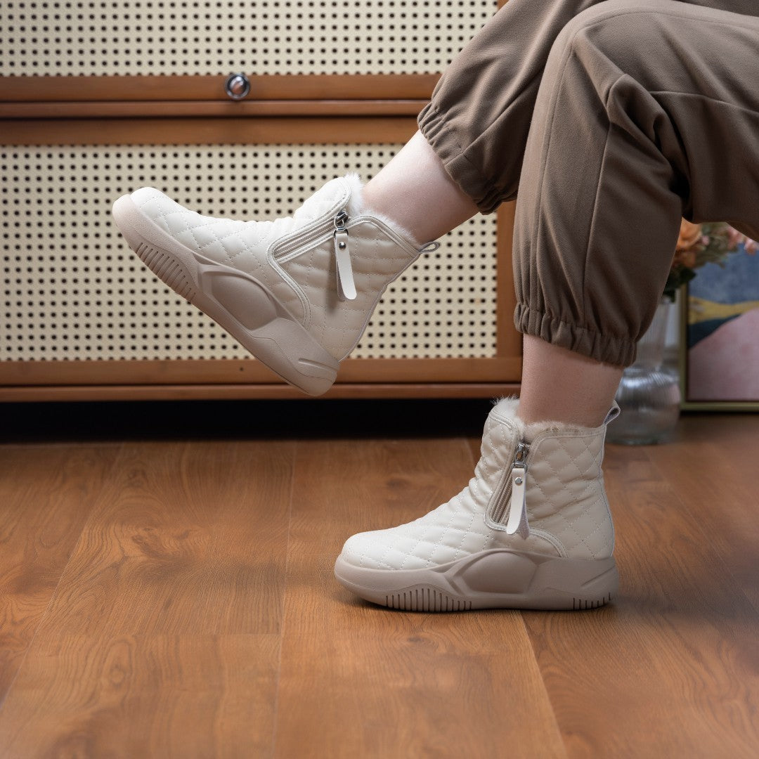 Stylische Damen Winterstiefel Schneeboots Warm