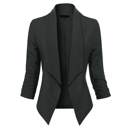 Damen Blazer Langarm Offen Modern