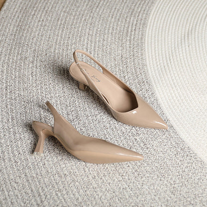 Stilettos High Heels Spitzer Zehenpartie Einfarbig