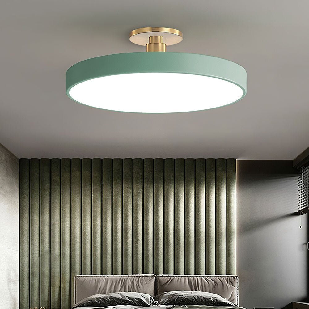 LED Deckenleuchte Modern Gold Mit Dimmfunktion
