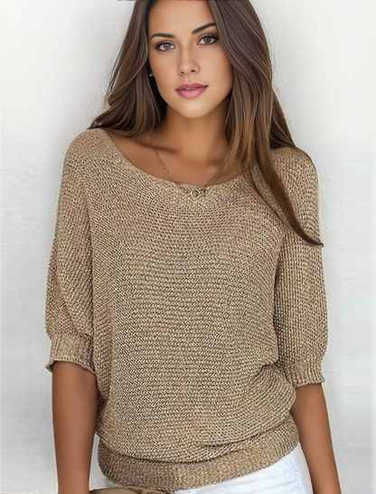 Charm Strickpullover Premium Damen Pullover Lang