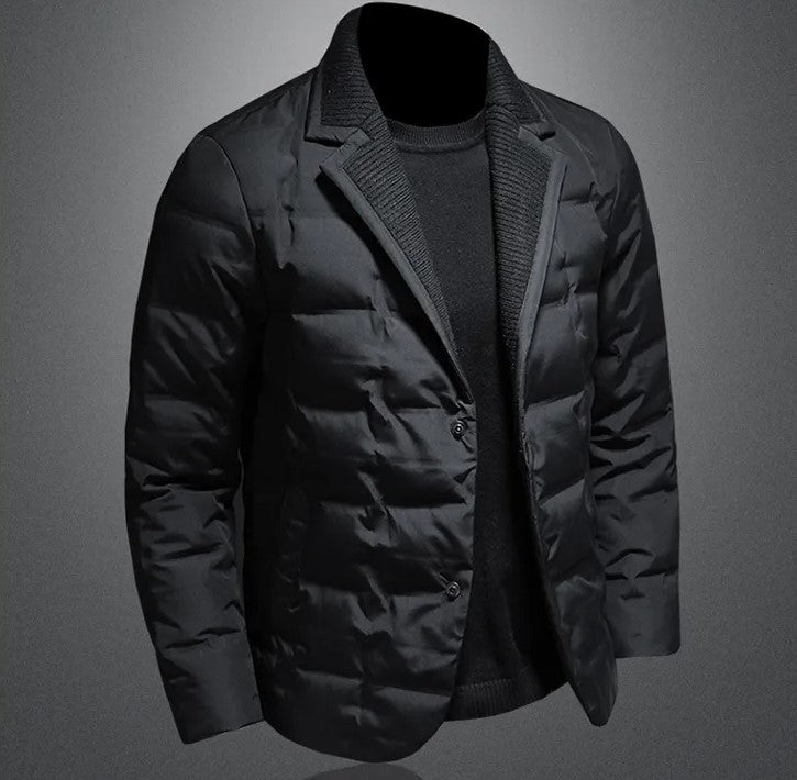 Herren Winterjacke Warm Isoliert Dick