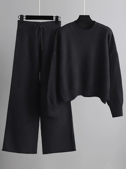 Damen Winter-Zweiteiler Set Kuschelig Warm