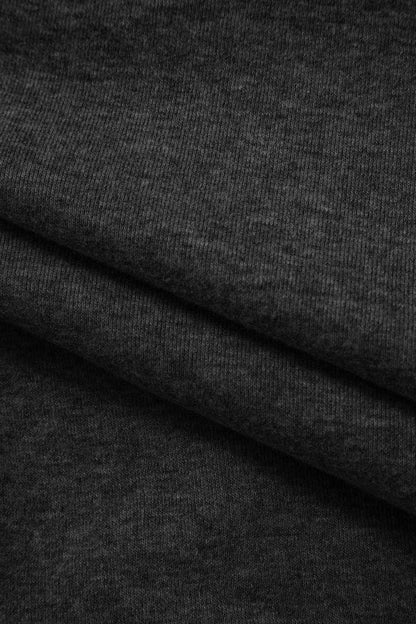 Lässiges Zweiteiler Set Hoodie Midi Kleid Damen