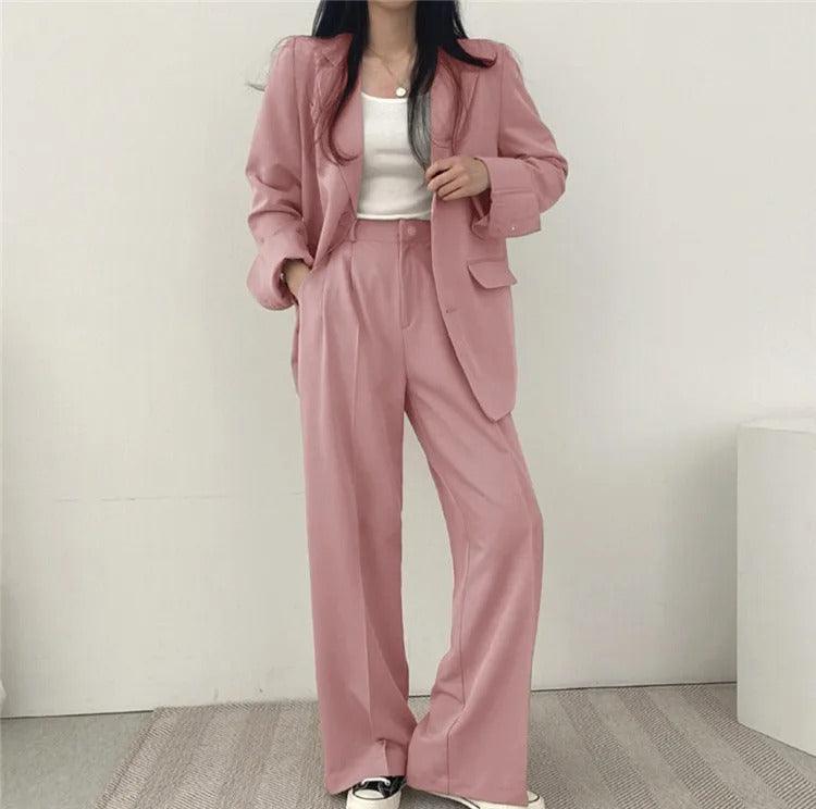 Damen Anzug Set Maßgeschneidert Langblazer Elegant