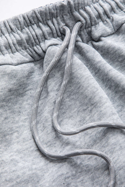Kariertes Sweat-Set Zweiteilig Damen Sportbekleidung