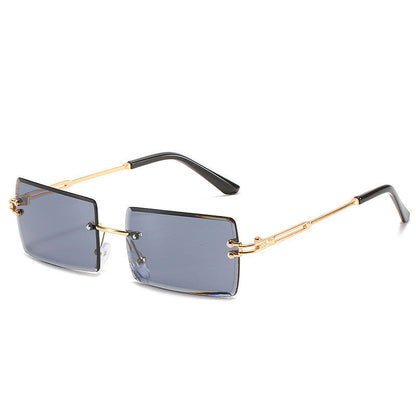Modische Retro Sonnenbrille Rechteckig Damen
