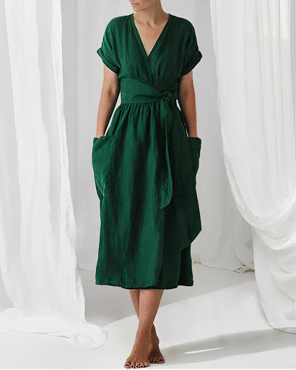 Leichtes Leinenkleid von BerlinGlamour für Damen