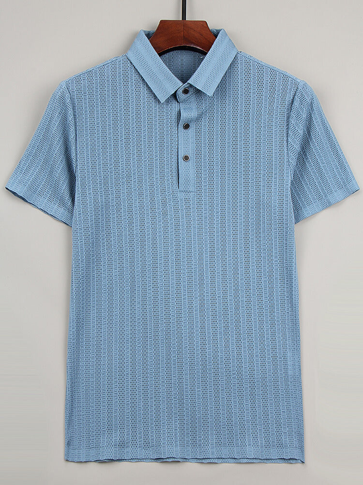 Seiden Poloshirt Herren Elegantes Premium-Qualität