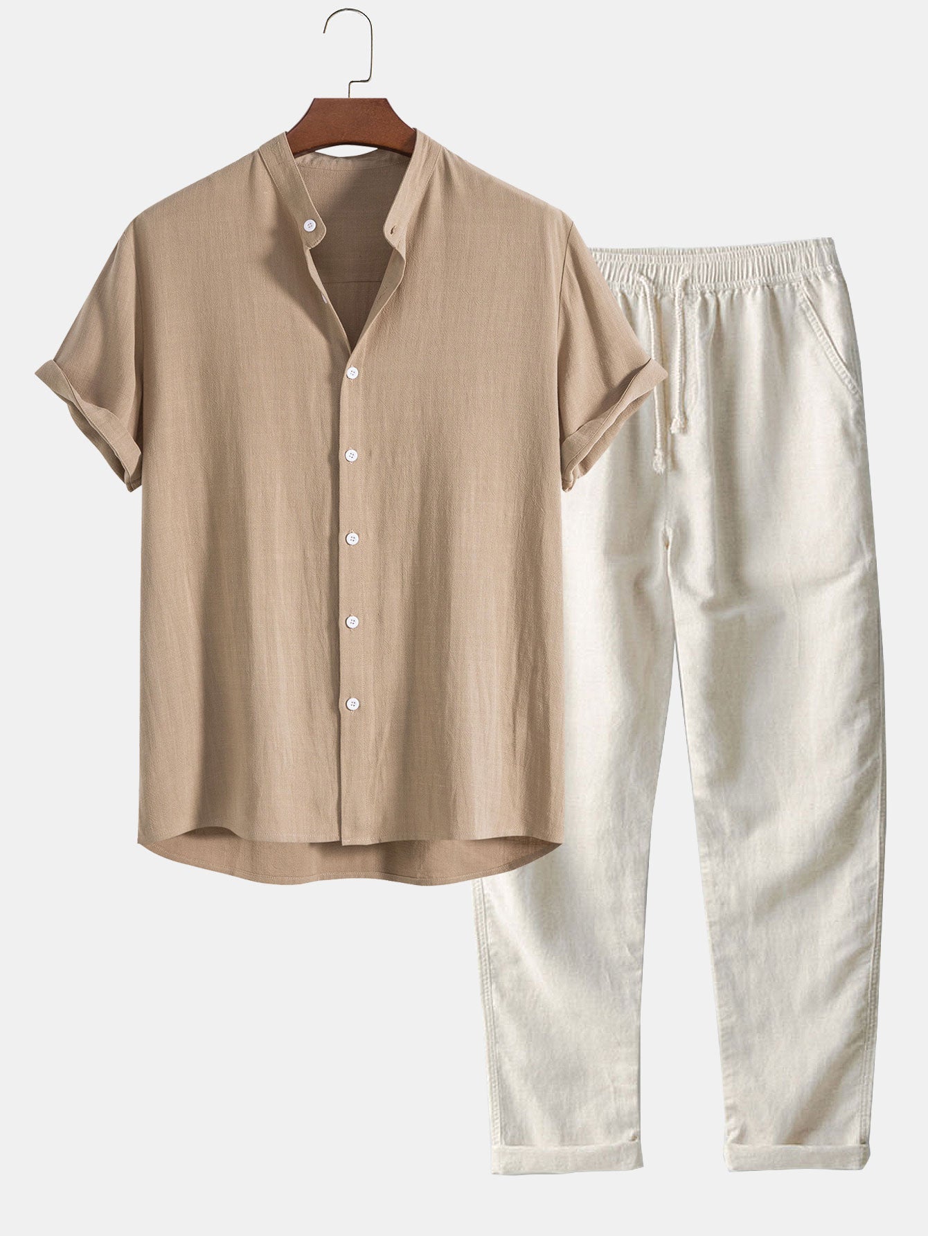 Jannik Sommeranzug Hemd Hose Set - BerlinGlamour