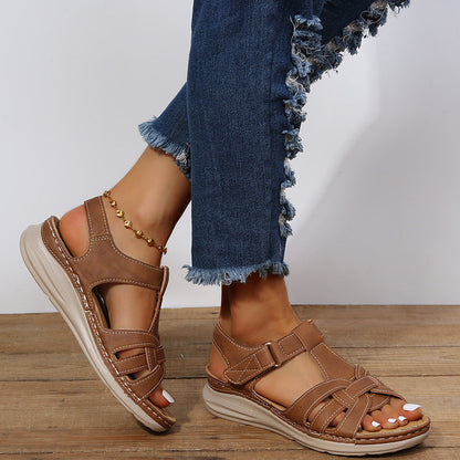 Damen Schuhe Orthopädisch Klettverschluss Komfortsohle - BerlinGlamour