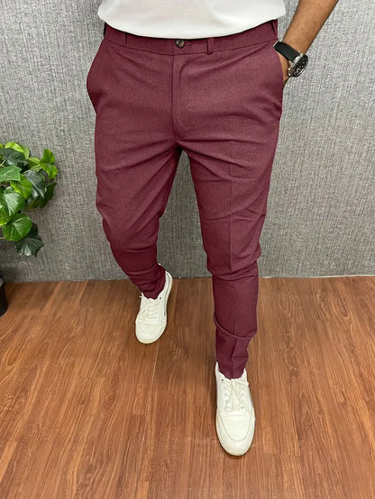 Herren Hose Modern Slim Fit Elegant