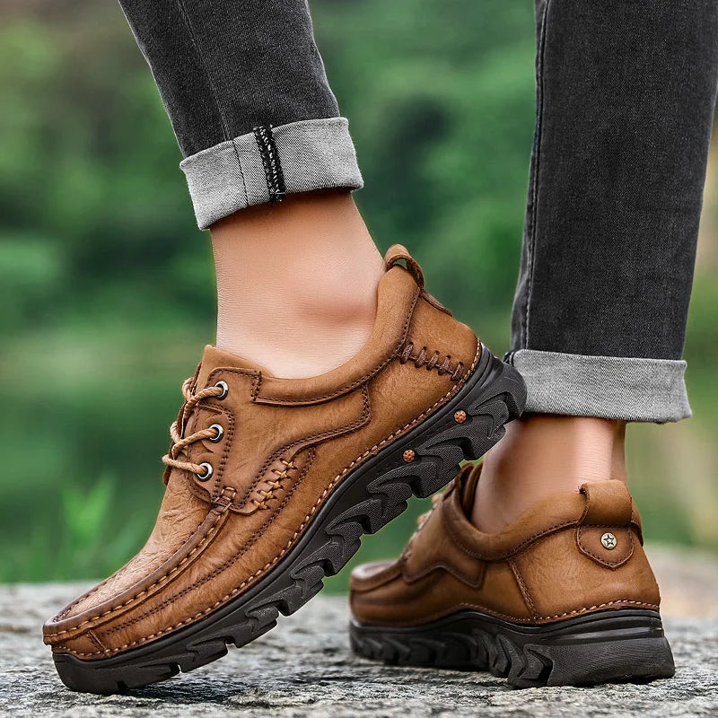 Echte Leder Schnürschuhe Frauen Schuhe Classic - BerlinGlamour