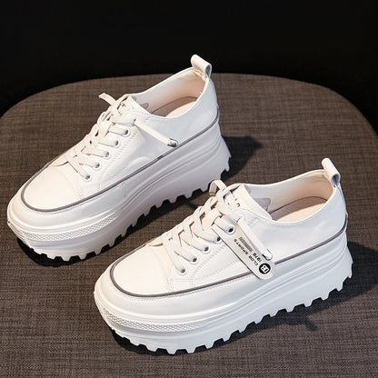 Damen Sneaker Plateau Schuhe Mode Stylisch