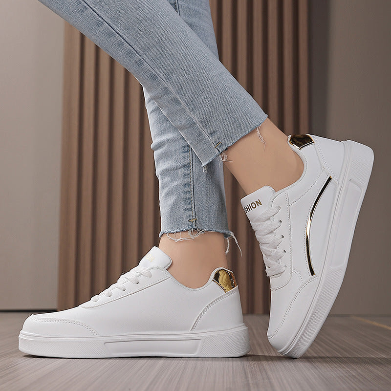 Damen Sneaker Leicht Elegant Weiße Sneaker Frauen