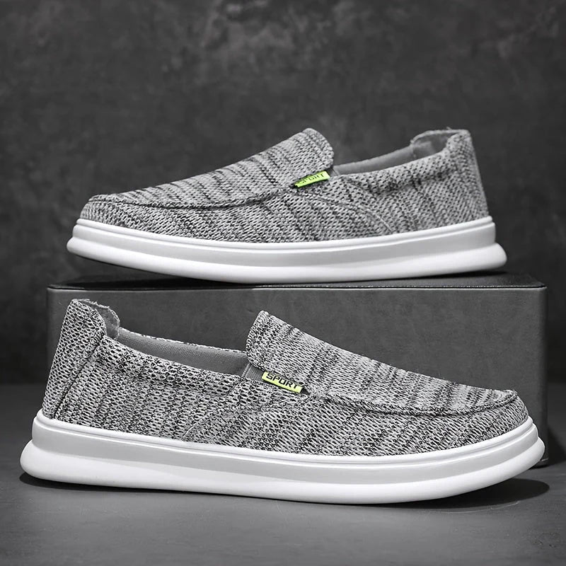 Bequeme Herren Slipper Canvas Schuhe Freizeit