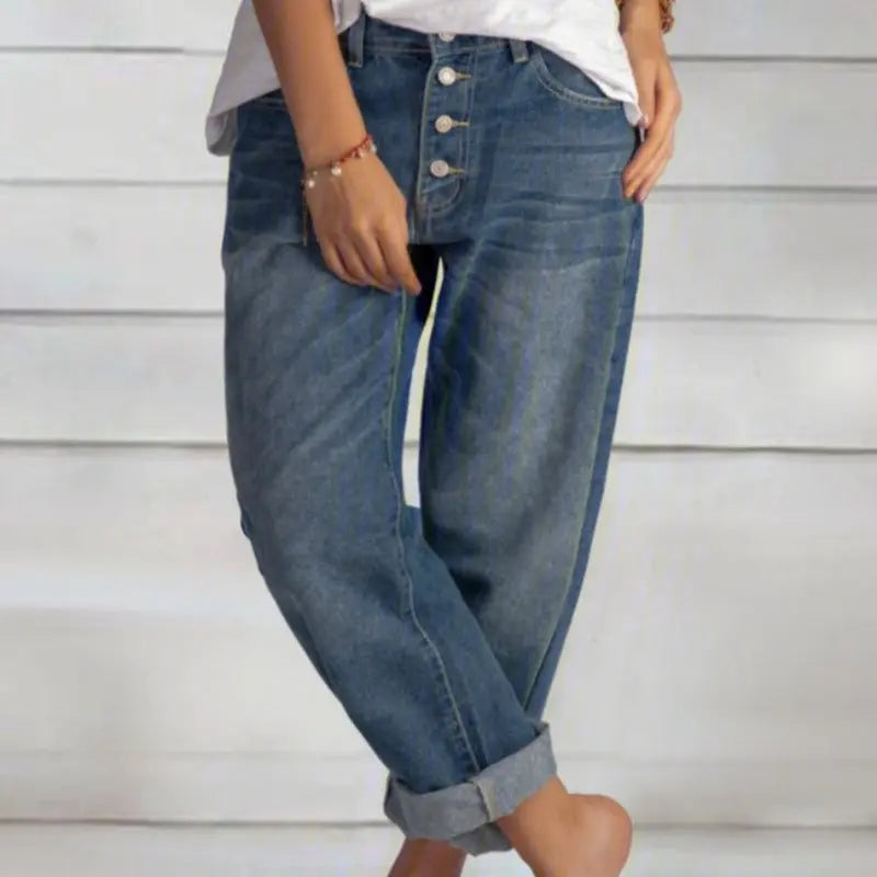 Weite Damenjeans Bequem Comfort Fit - BerlinGlamour