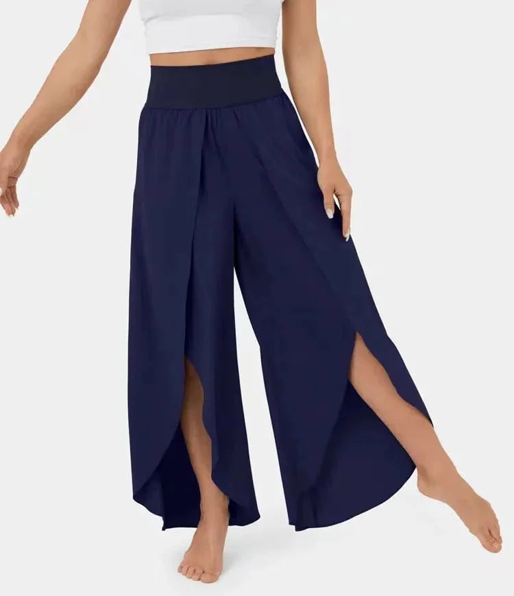 Yogahose Weite Bein Elastisch Damen