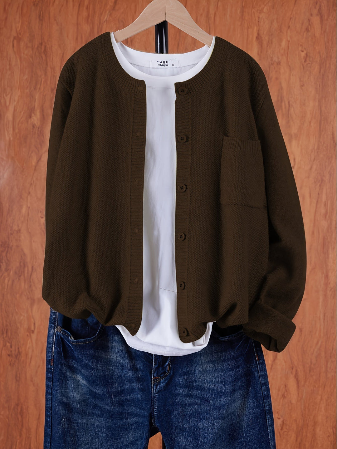 Stylische Damenstrickjacke Modern Frauen