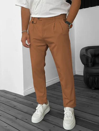 Bequeme Herrenhose Modern mit Elastikbaumwolle
