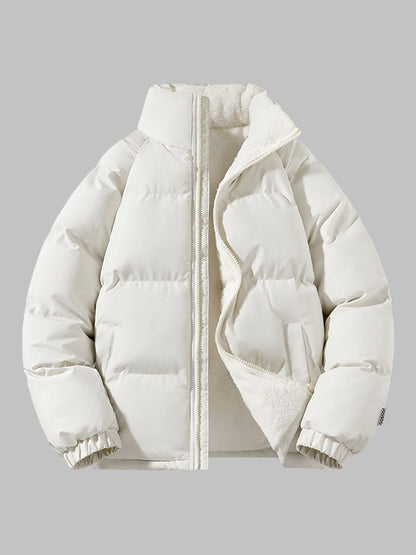 Gepolsterte Winterdaunenjacke Warm