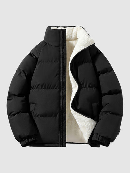 Gepolsterte Winterdaunenjacke Warm