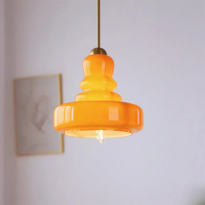 Moderne Glas Deckenlampe Pendelleuchte Luxus Design