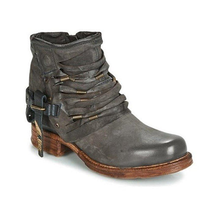 Bequeme Stiefeletten Damen Schuhe Elegant