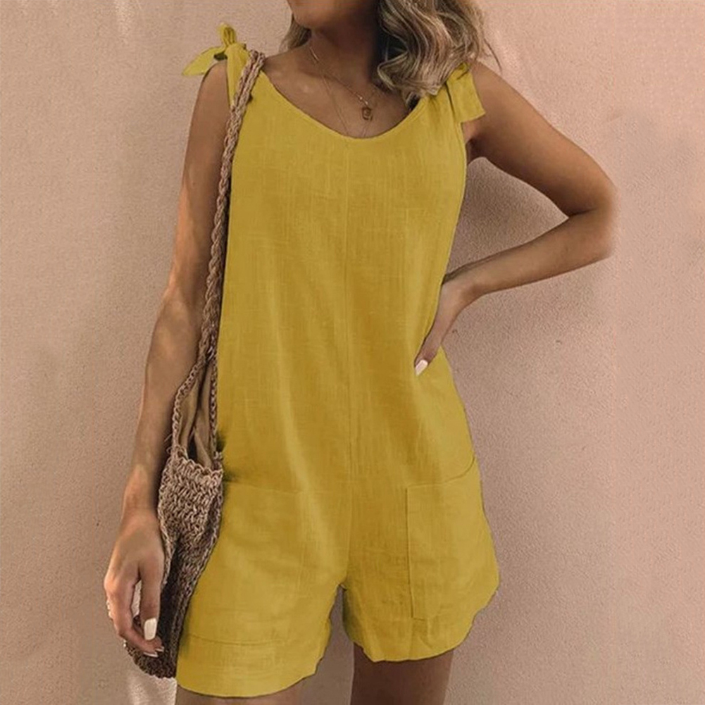 Damen Overall Elegant mit Schnitten für Alltag