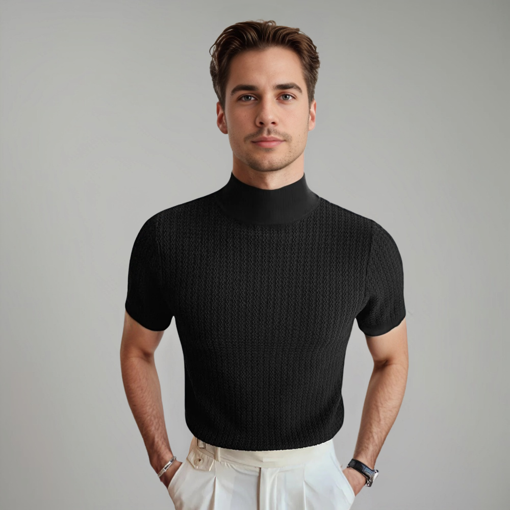 Herren Kurzarmshirt Slim Fit Modern Paolo