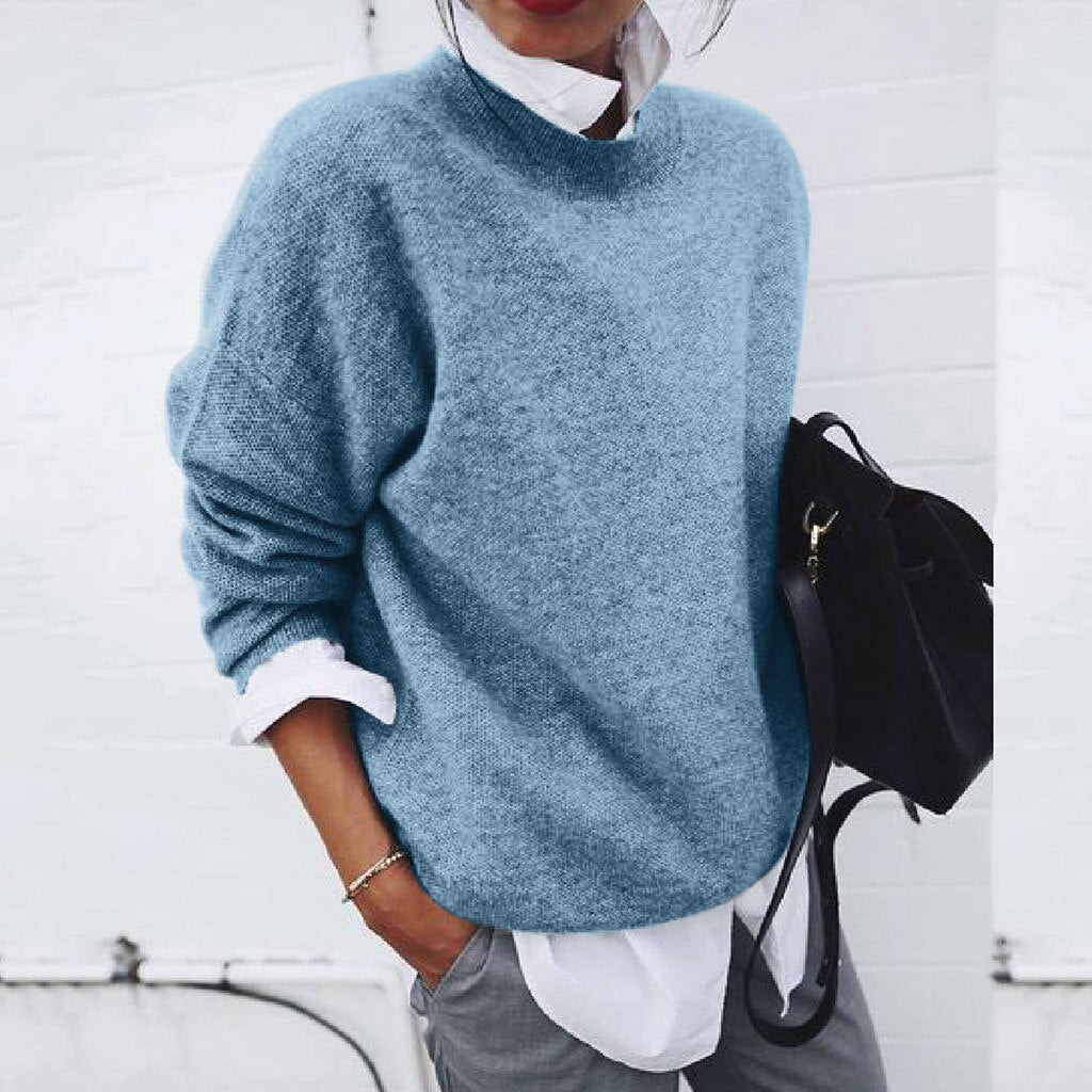 Bequemer Pullover Frauen Soft