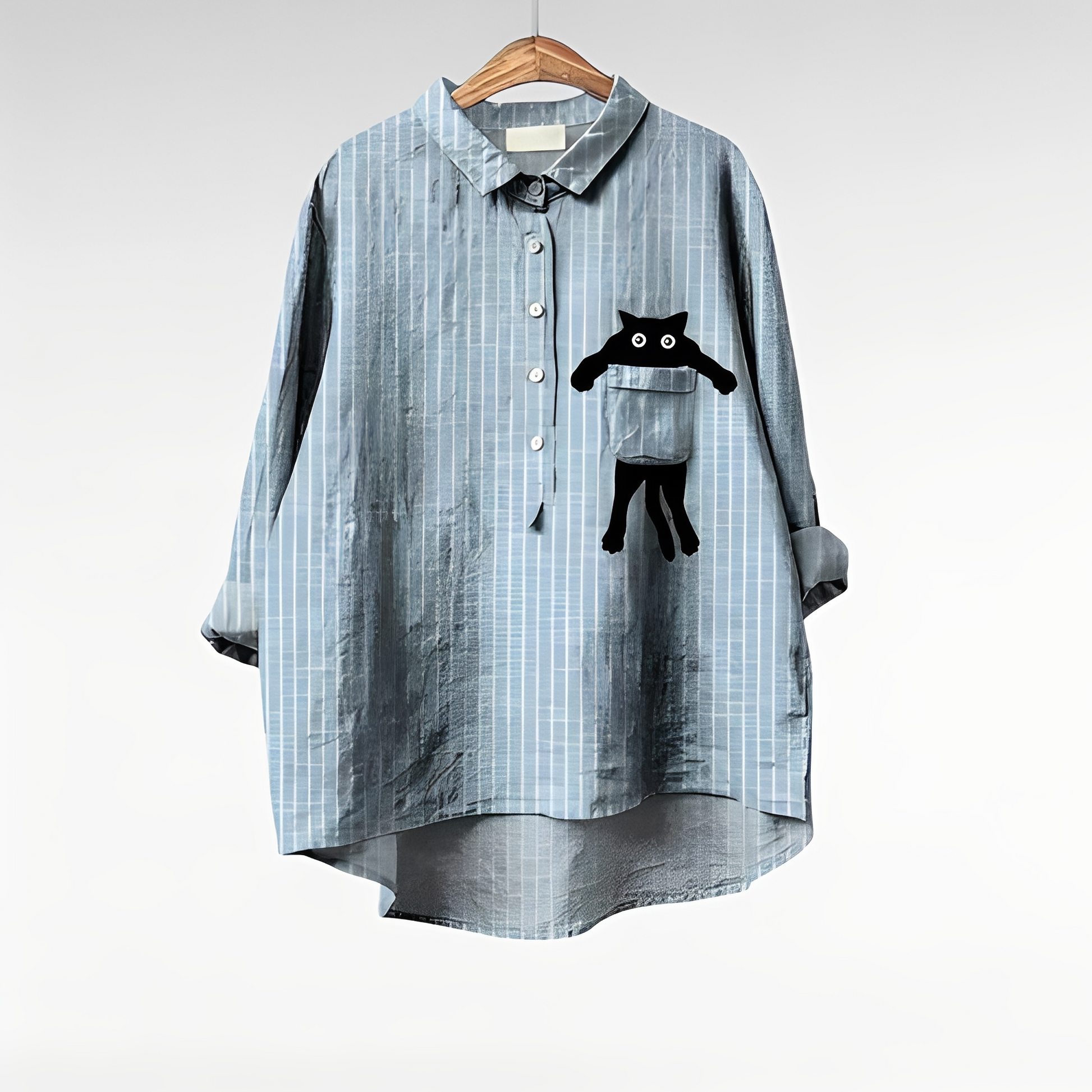 Damenbluse Vintage Chic Trendig Kurzarm - BerlinGlamour