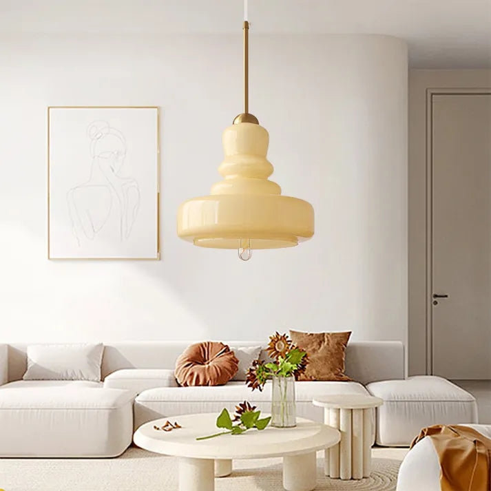 Moderne Glas Deckenlampe Pendelleuchte Luxus Design