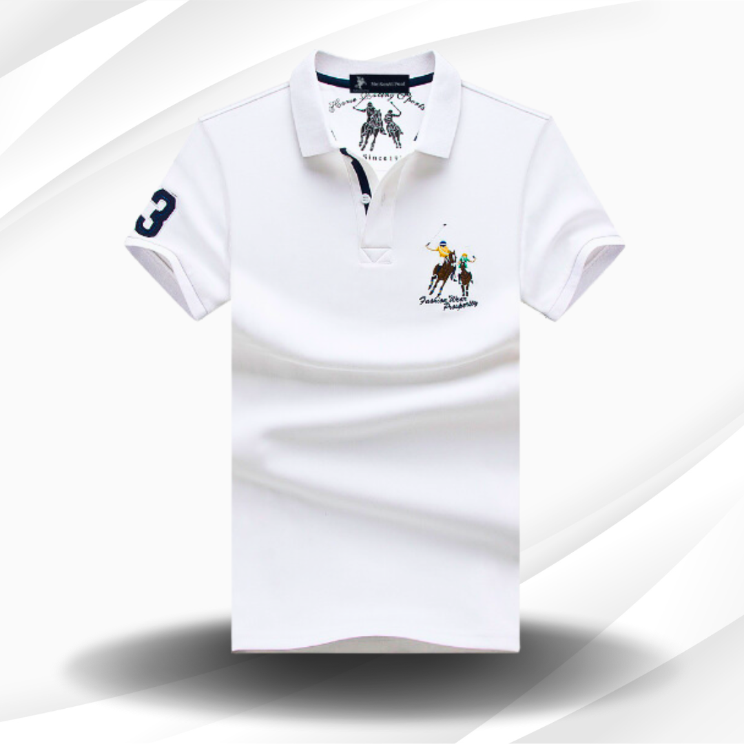 Herren Polo Shirt Sportlich Modern Slim Fit