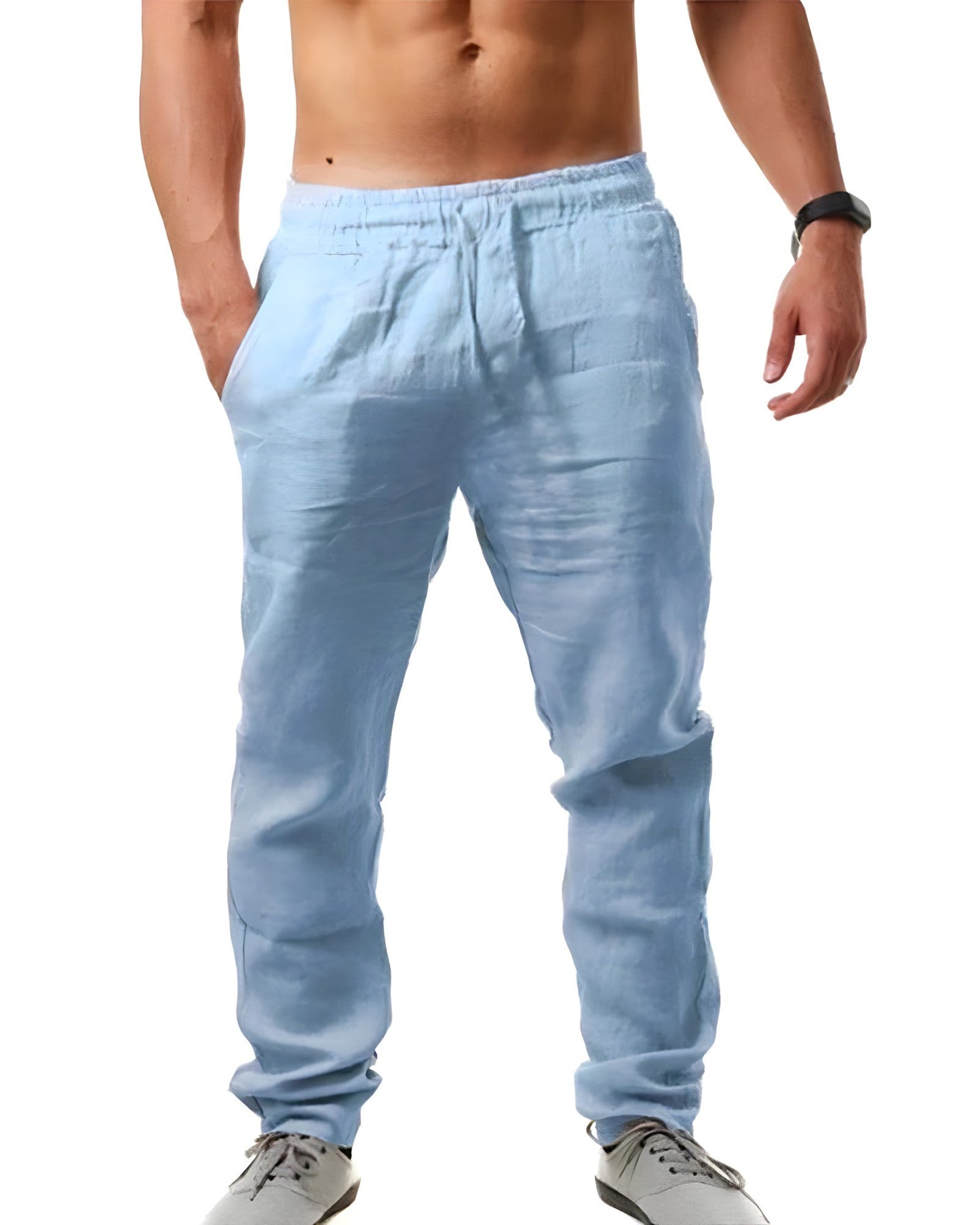 Leinenhose Damen Bequem Lässig Sommer - BerlinGlamour