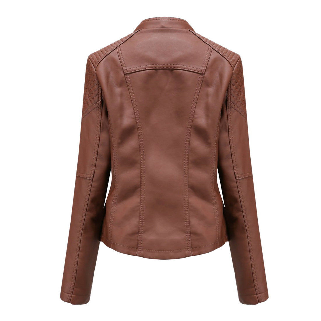 Lederjacke Damen Elegant Zeitlos Schwarz