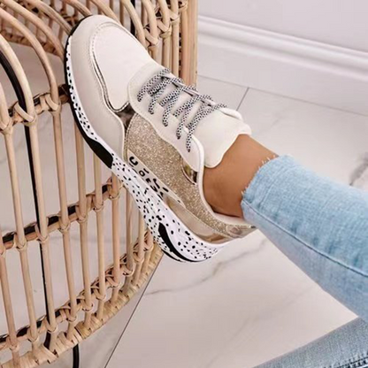 Damen Sneaker Bequem Stylisch Sportlich
