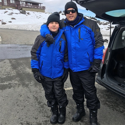 Herren Winterjacke Winddicht Wasserdicht Isoliert
