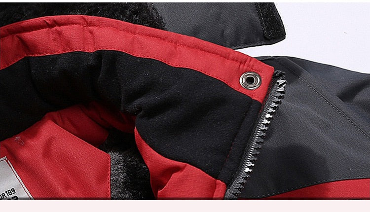 Herren Winterjacke Winddicht Wasserdicht Isoliert